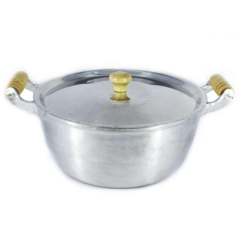 Caçarola Alumínio Polido Bojuda 18cm - 2