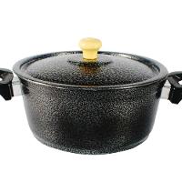 Caçarola de Alumínio Craqueada Alça Baquelite 16cm preto - 1