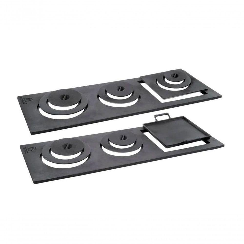 Chapa Redução Fogão A Lenha Libaneza Bifeteira 34X34X92,5Cm - 1