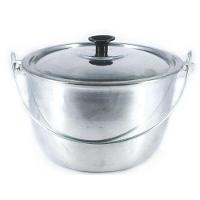 Caldeirão de Alumínio Polido Alça Galvanizada 20cm - 3