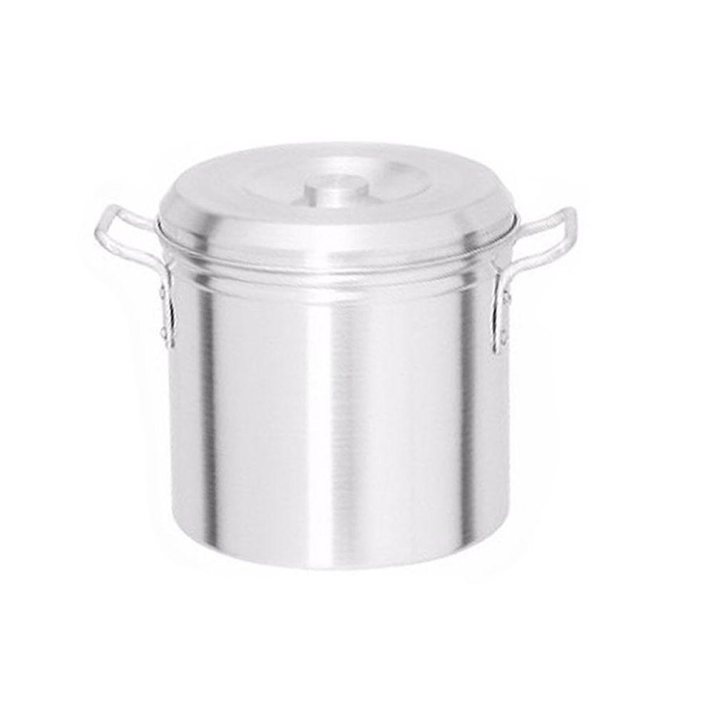 Caldeirão de Alumínio Polido com Aba Hotel Restaurante 10L - 1