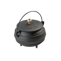 Panela Caldeirão Tripé Tradição Ferro Fundido com Tampa 5,5L - 1