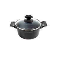 Caçarola Preto Liso Antiaderente Em Cerâmica Javali Aa 22Cm - 1