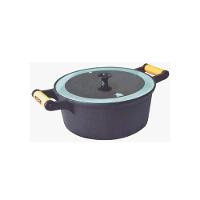 Caçarola Ferro Alça Madeira Tampa Vidro 1,3 Litros - 1