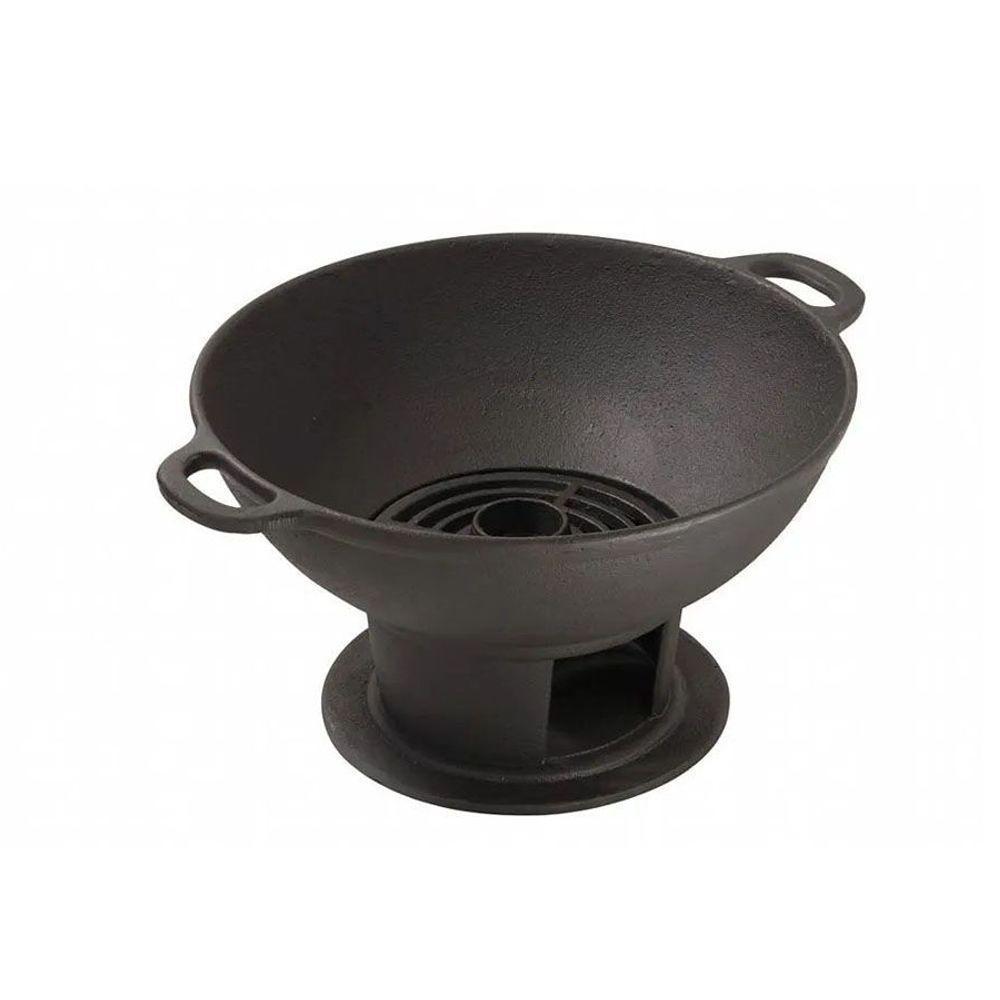 Bojo Base Cálice Ferro Fundido da Gengis-kan Libaneza 32 Cm - 1