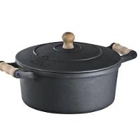 Caçarola Alça de Madeira Tampa de Ferro 1 Litro 16 cm - 1