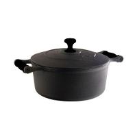 Caçarola de Ferro Alça de Silicone Preto 4,7L 24cm Libaneza - 3