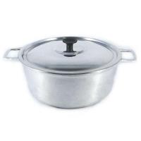 Caçarola Panela Polida Alça Alumínio Fundido com Tampa 55cm. - 3