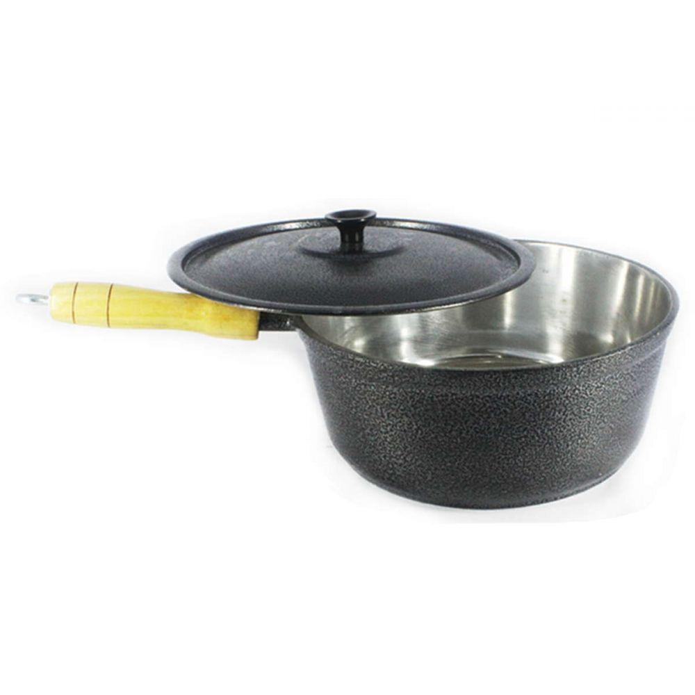 Caçarola Panela Alumínio Preta 24cm - 1