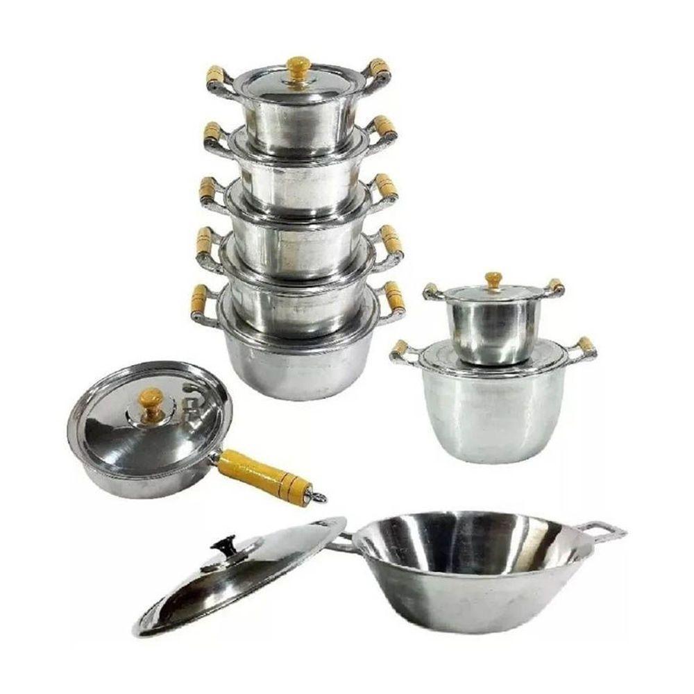 Jogo Caçarola Frigideira Caldeirões e Tacho Alumínio Fundido - 1