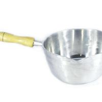 Caçarola Alumínio Polido Japi Cabo Madeira sem Tampa 18cm - 1