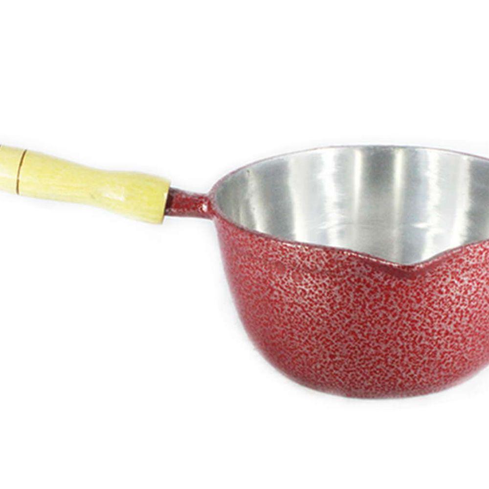 Caçarola Alumínio Craqueada Vermelha sem Tampa 22cm - 1