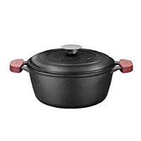 Caçarola De Ferro Fundido C/ Tampa De Ferro Nº 22 Mta 8410 - 1