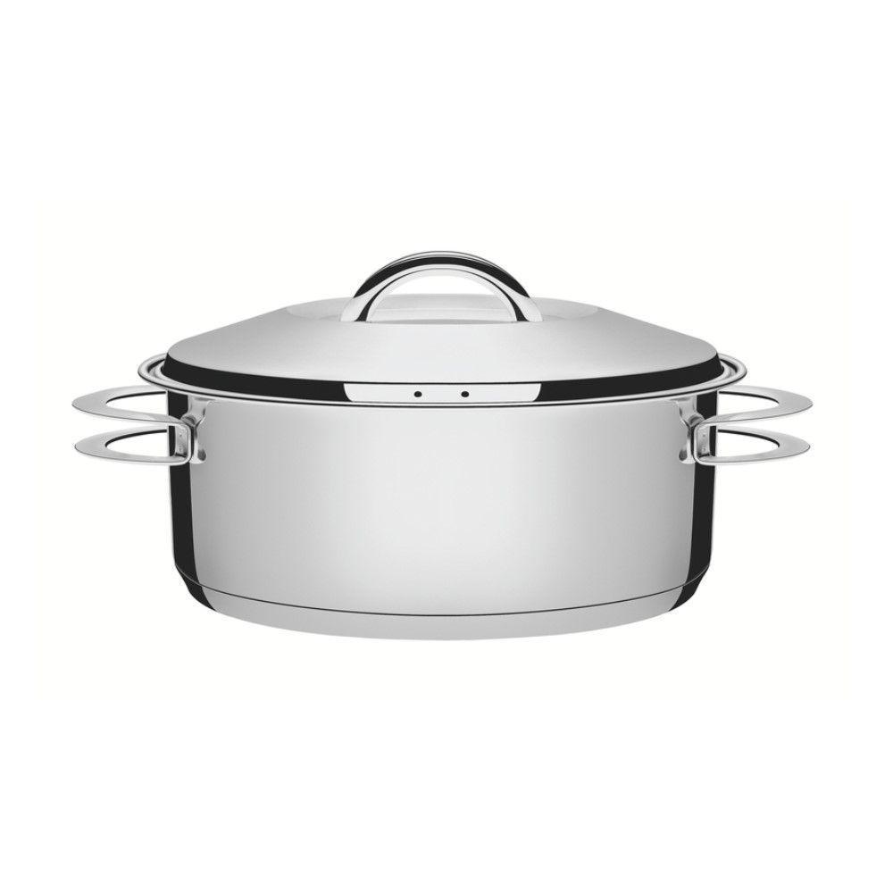 Caçarola Solar Rasa 28 Cm 7,1 L Em Aço Inox - 1