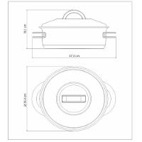 Caçarola Solar Rasa 28 Cm 7,1 L Em Aço Inox - 12
