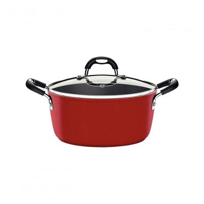 Caçarola Mônaco Induction Vermelha 22Cm 3,5L Antiaderente