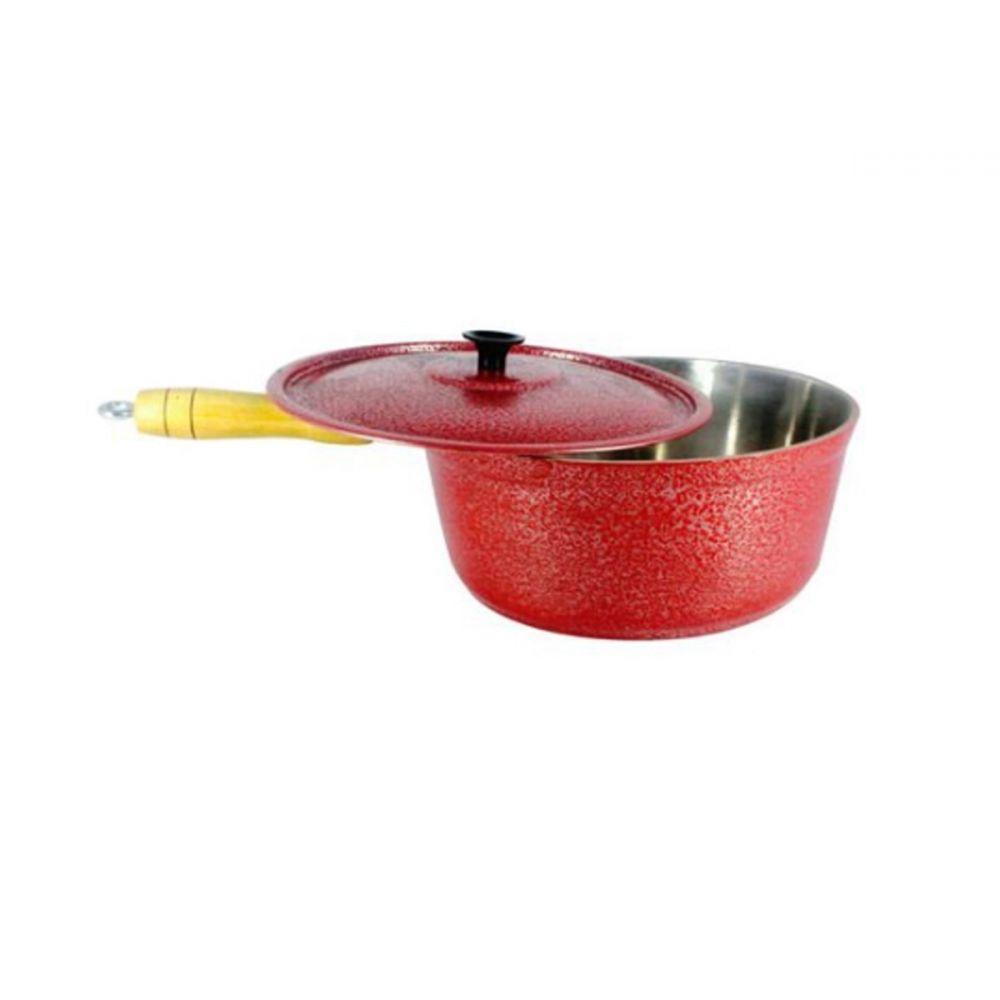 Caçarola Alumínio 28cm Vermelho - 1