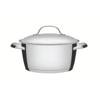 Caçarola Funda Allegra 22 Cm 4,2 L Em Aço Inox Com Fundo Triplo Tramontina 62654/220 - 1