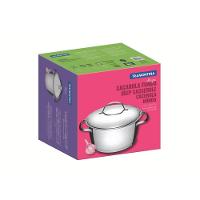 Caçarola Funda Allegra 22 Cm 4,2 L Em Aço Inox Com Fundo Triplo Tramontina 62654/220 - 3