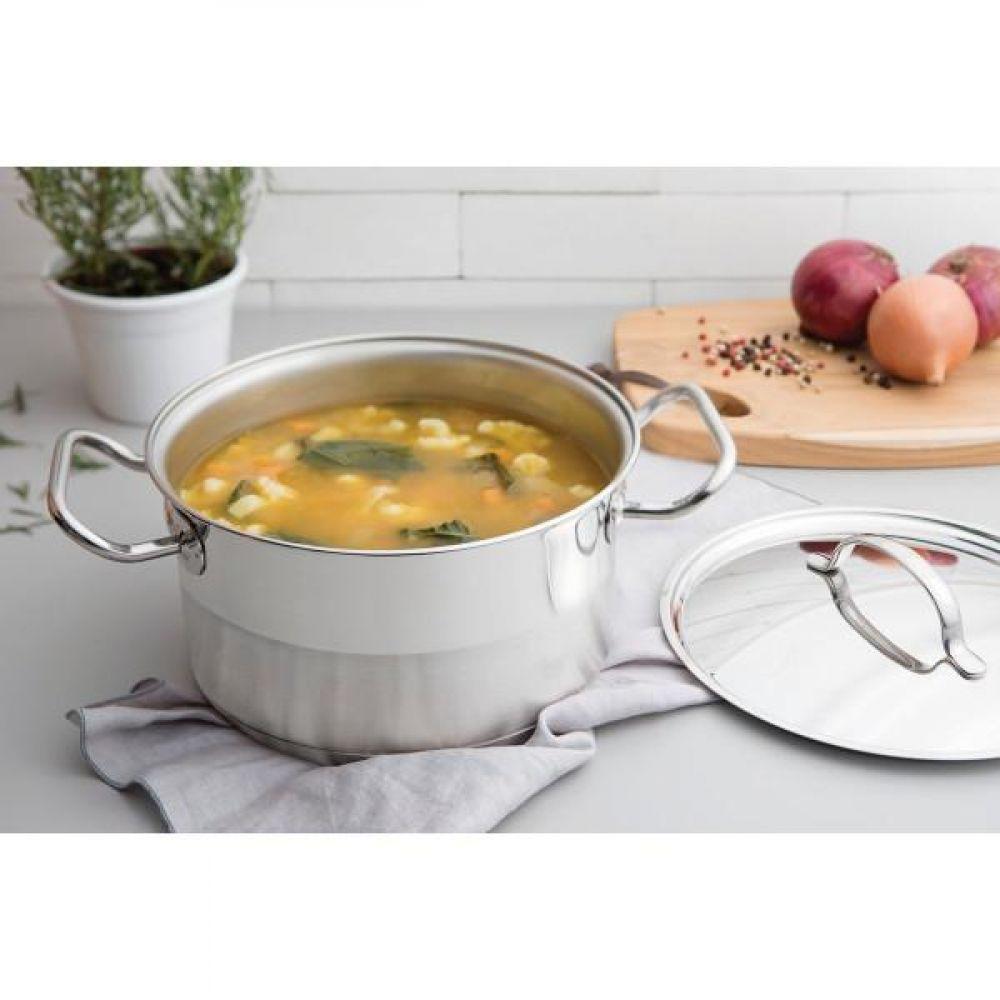 Caçarola Funda Inox Fundo Triplo 16cm 1,8 L - 4