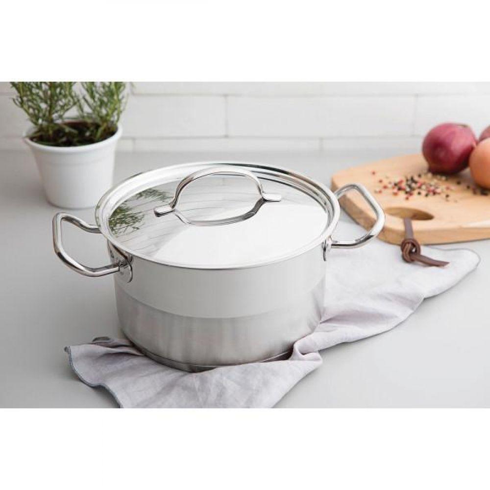 Caçarola Funda Inox Fundo Triplo 16cm 1,8 L - 5