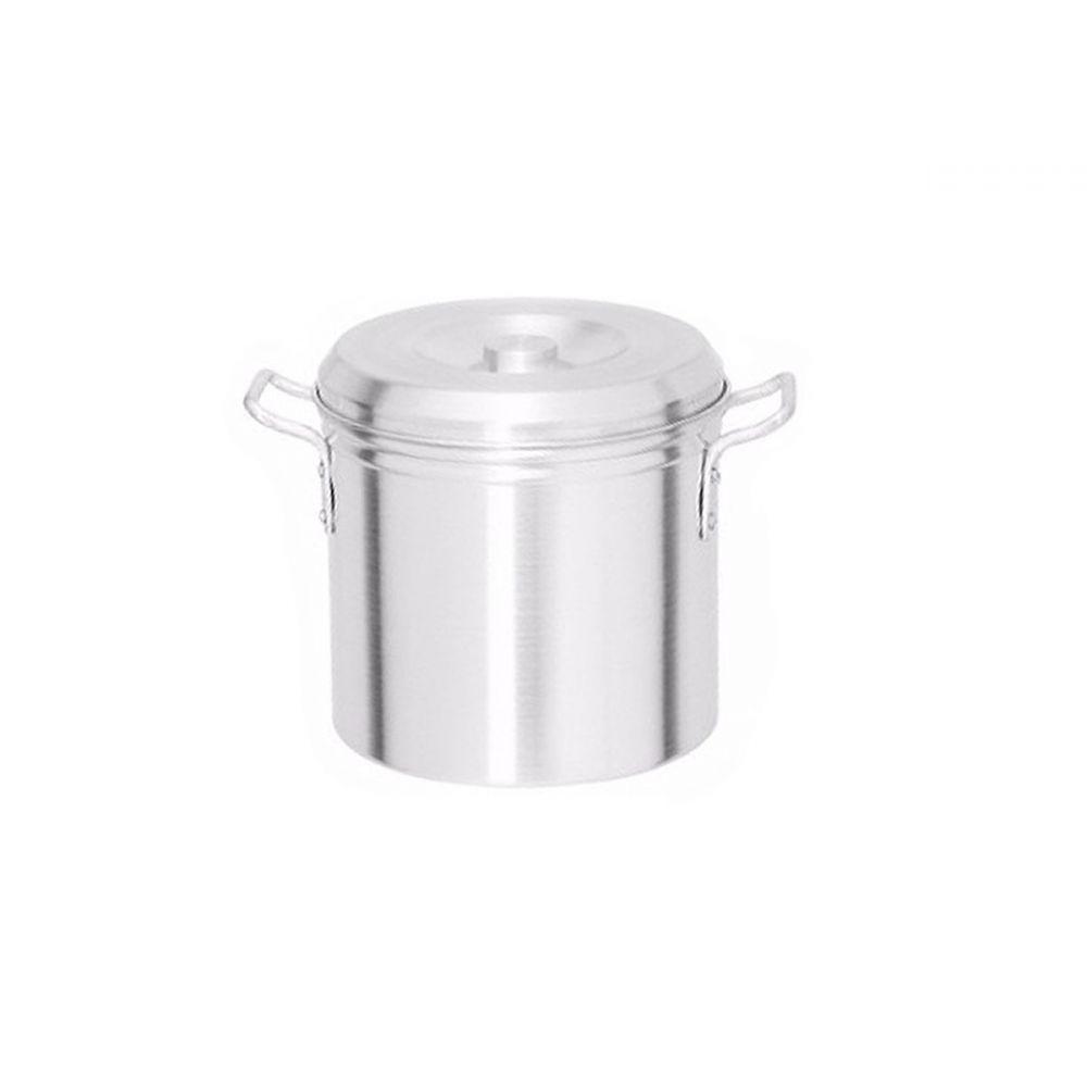 Caldeirão de Alumínio Polido com Aba Hotel Restaurante 19L - 2