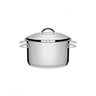 Caçarola Solar Funda 20cm Aço Inox Fundo Triplo 3,6L com Tampa Tramontina