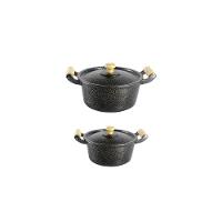 Jogo 02 Caçarola Alumínio Fundido 16 e 18cm - 2