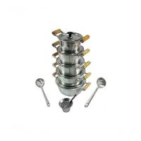 Jogo Caçarola Alumínio Fundido Polida - 1