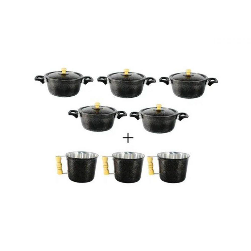 Jogo Caçarola 16 24cm 03 Canecão - 2