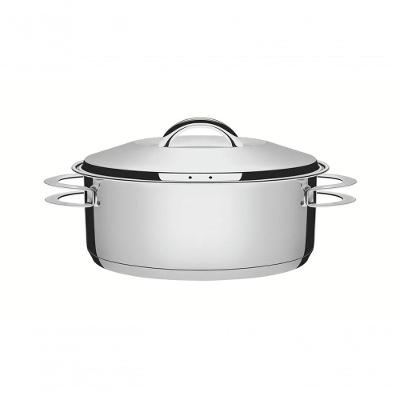 Caçarola Solar Rasa Inox Fundo Triplo 24Cm 4,7L Tramontina