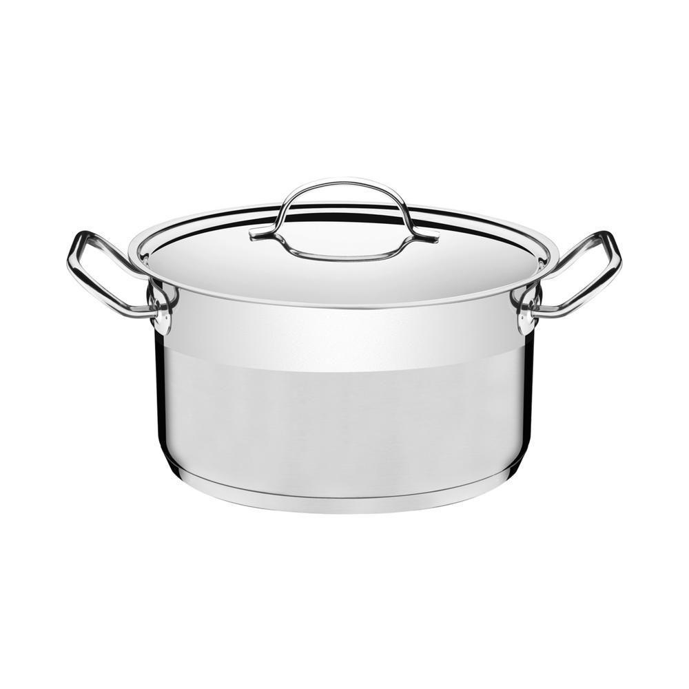 Caçarola Funda Inox Fundo Triplo 24cm 6,1 L - 1