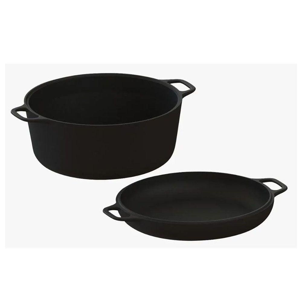 Conjunto Caçarola Frigideira Multiuso Libaneza 26Cm 5,6L - 1