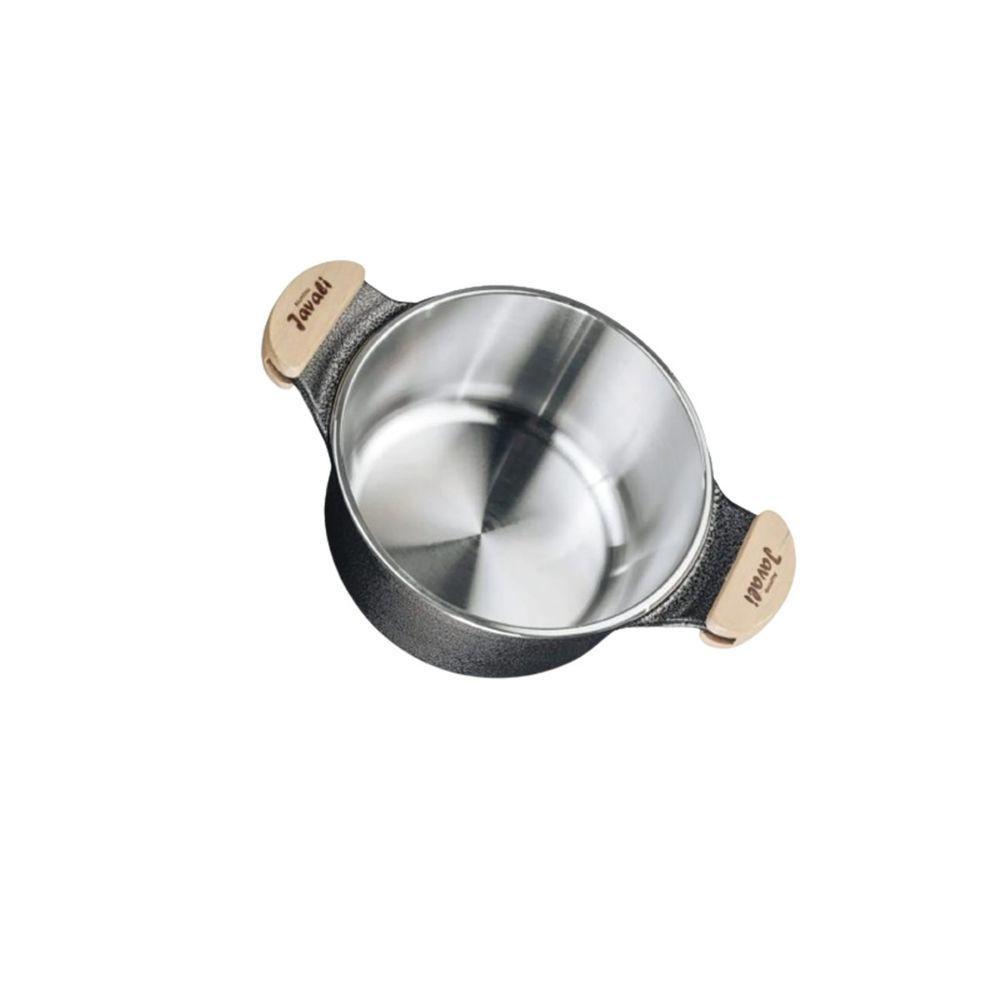 Caçarola Preto Craqueado Alumínio Usinado Javali Am 20Cm - 4