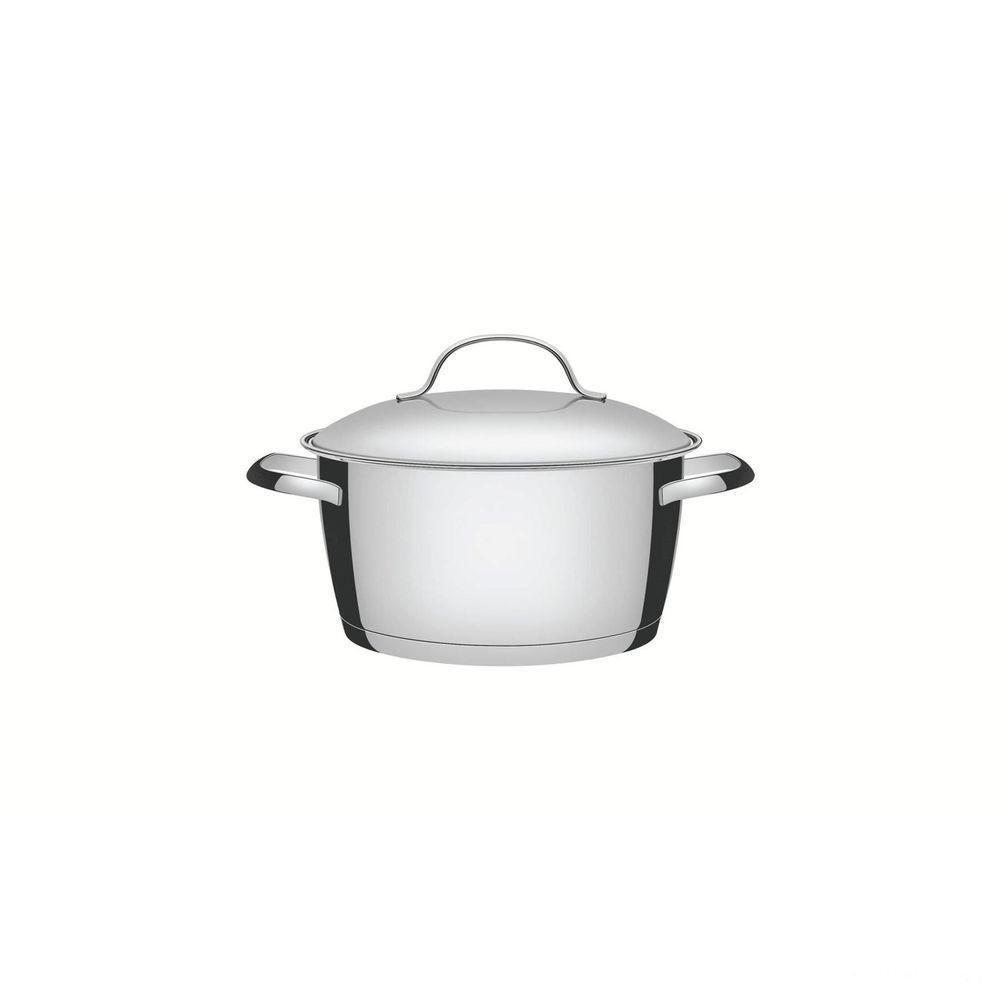 Caçarola Funda Tramontina Allegra Em Aço Inox Com Fundo Triplo 20 Cm 3,1 L Tramontina - 1