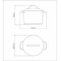 Caldeirão Allegra Aço Inox Fundo Triplo 20Cm 4,4L Tramontina - 15