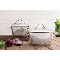 Caçarola Funda Tramontina Allegra Em Aço Inox Com Fundo Triplo 24 Cm 5,7 L Tramontina - 3