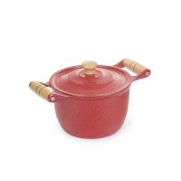 Caldeirão Alumínio Fundido Craqueado Alça de Madeira 28cm - 5