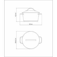 Caçarola Funda Tramontina Allegra Em Aço Inox Com Fundo Triplo 18 Cm 2,2 L Tramontina - 8