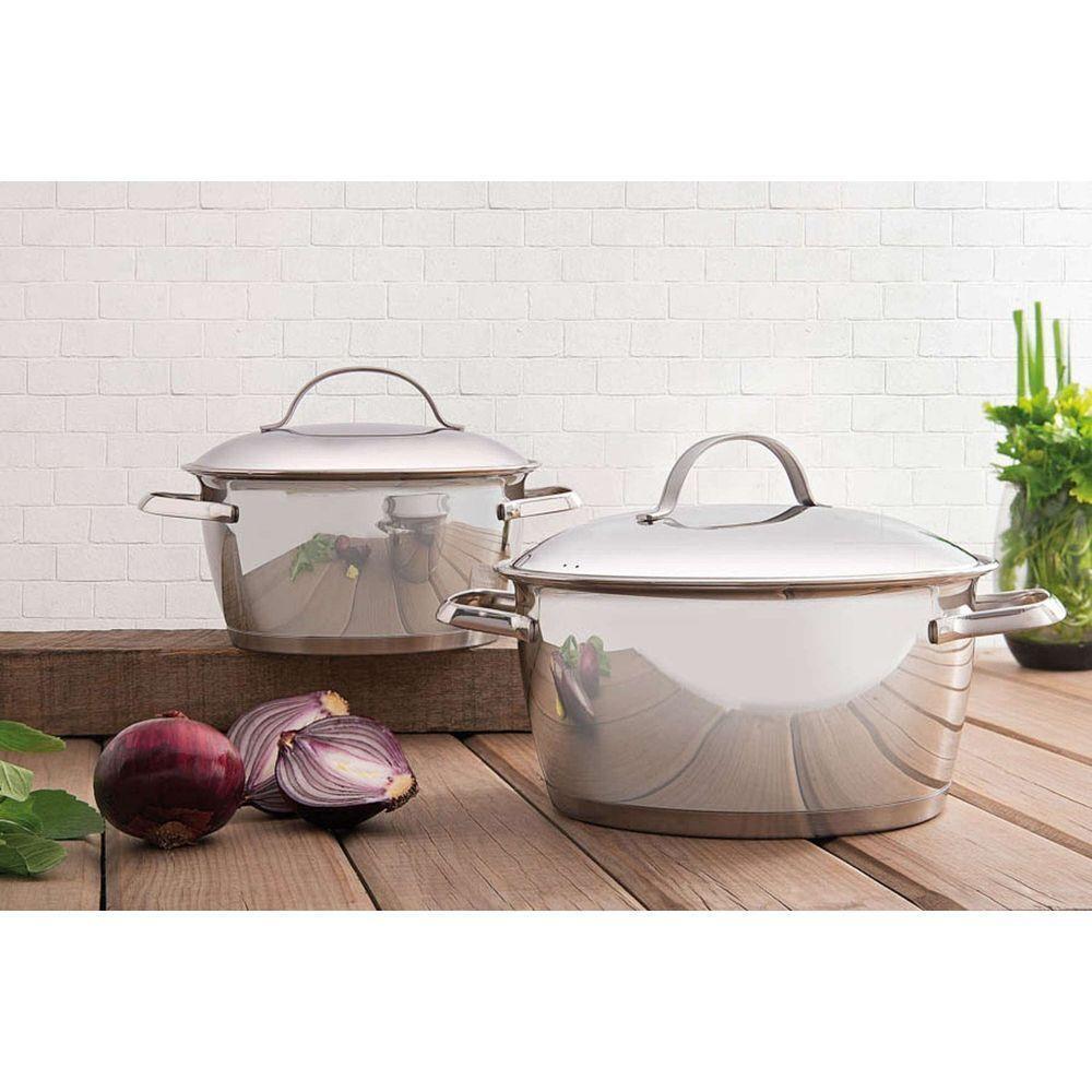 Caçarola Funda Tramontina Allegra Em Aço Inox Com Fundo Triplo 20 Cm 3,1 L Tramontina - 10