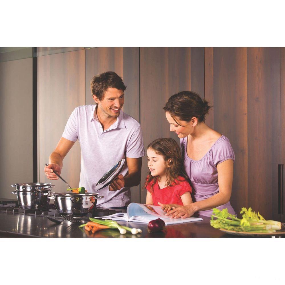 Caçarola Rasa Tramontina Allegra Em Aço Inox Com Fundo Triplo 22 Cm 3,3 L Tramontina. - 3