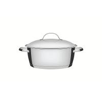 Caçarola Rasa Tramontina Allegra Em Aço Inox Com Fundo Triplo 22 Cm 3,3 L Tramontina. - 1