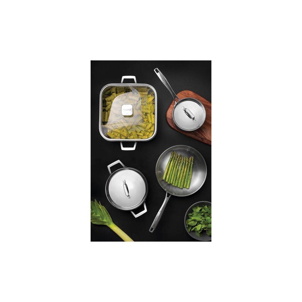 Caçarola Tramontina Grano Quadrada Aço Inox Suporte Para Tampa Corpo Triplo 7,3 L Tramontina - 5