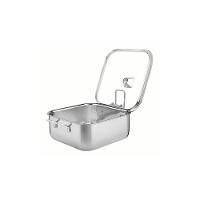 Caçarola Tramontina Grano Quadrada Aço Inox Suporte Para Tampa Corpo Triplo 7,3 L Tramontina - 6
