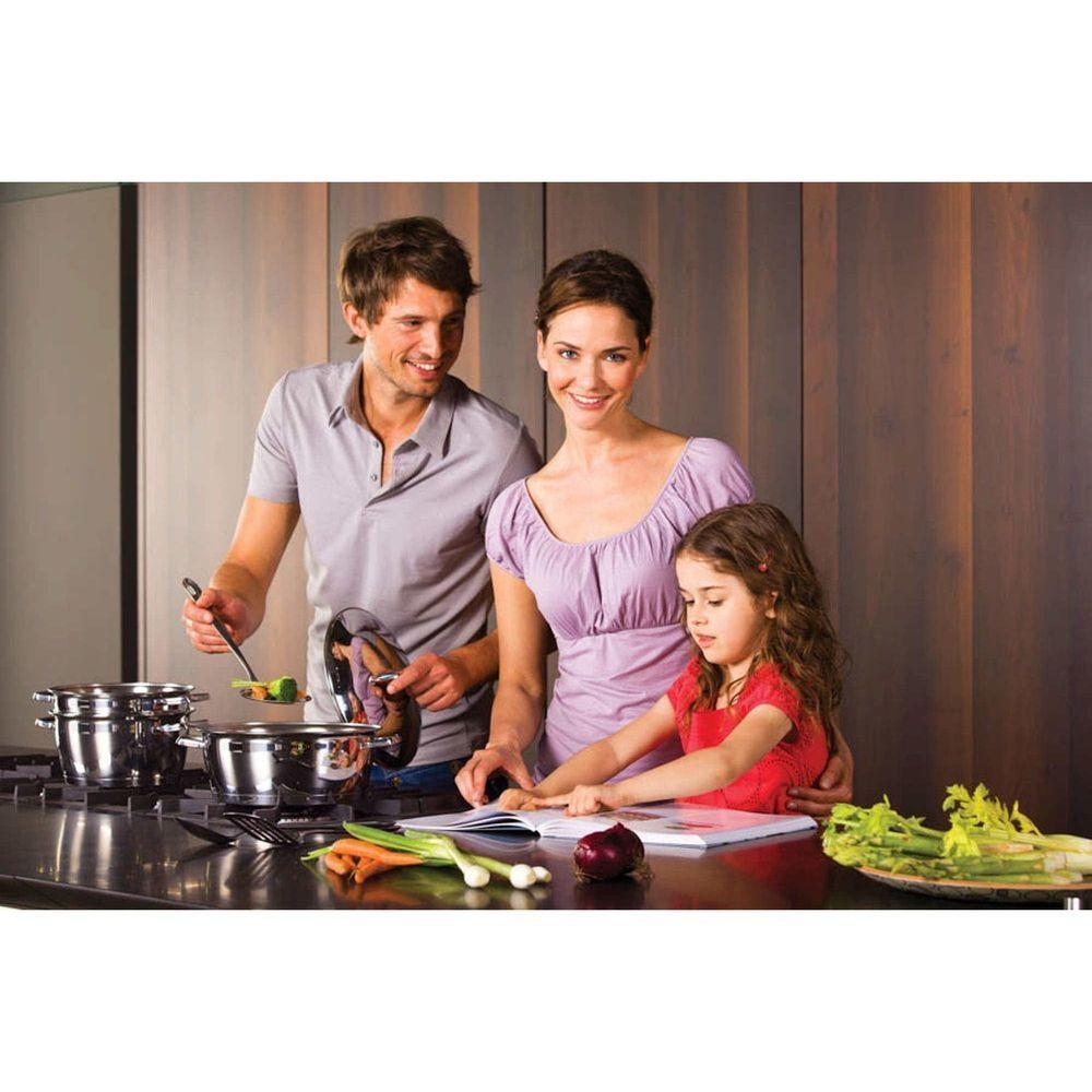 Caçarola Funda Tramontina Allegra Em Aço Inox Com Fundo Triplo 22 Cm 4,2 L Tramontina - 6