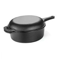 Conjunto Caçarola E Frigideira Multiuso De Ferro Fundido - 2