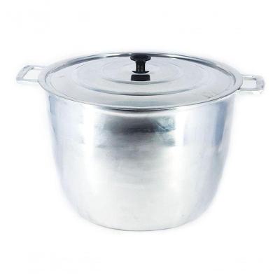 Caldeirão Alça De Alumínio Polido Com Tampa 16,7 Litros 34Cm