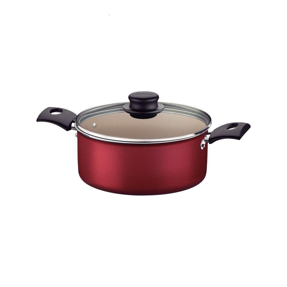 Caçarola Turim Tramontina Em Alumínio Vermelho Com Revestimento Interno Antiaderente 18cm Tramontina - 1