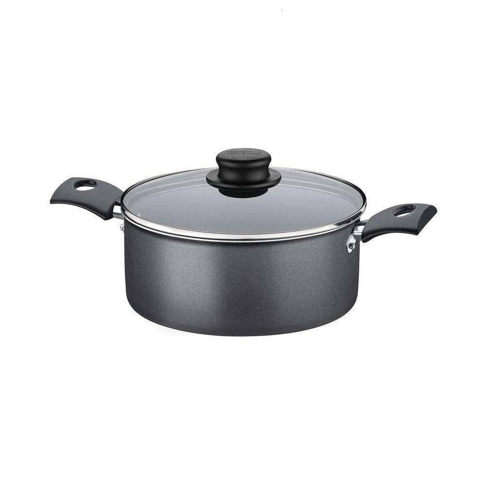 Caçarola Turim Tramontina Em Alumínio Grafite Com Revestimento Interno Antiaderente 20cm Tramontina - 1