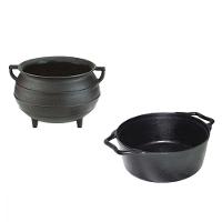 Kit Miniaturas Caldeirão Ferro Fundido E Panela Caçarola 8Cm. - 1